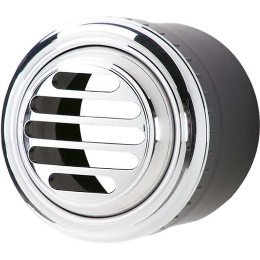 Billet Specialties Air Conditioning Vent - Slotted - 2-1/2 in Diameter Hole / Hose - Aluminum Bezel / Vent - Polished