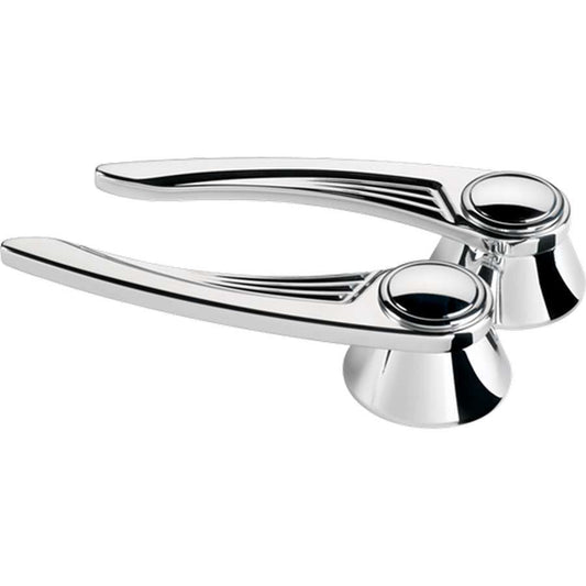 Billet Specialties Door Handles - Interior - 7/16 in Round Spline - Aluminum - Polished - GM Pre-1949 - Pair