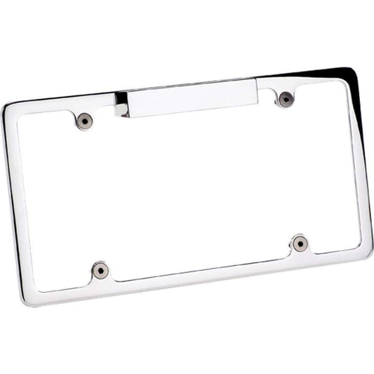 Billet Specialties License Plate Frame - 12.625 x 6.875 in - Stainless Hardware - Recessed - Lighted - Aluminum -