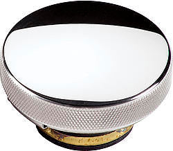 Billet Specialties Radiator Cap - 7 lb - Round - Knurled Grip - Aluminum - Smooth - Polished - Each