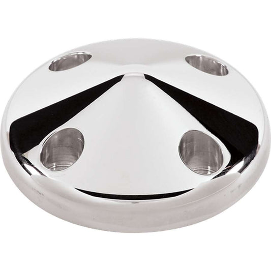 Billet Specialties Pulley Nose Cone - Water Pump - Stainless Hardware - Aluminum - Polished - Long Water Pump - Chevy