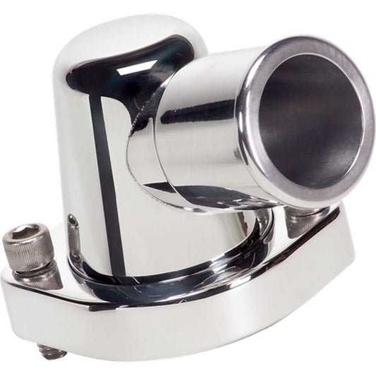 Billet Specialties Water Neck - 75 Degree - 1-1/2 in ID Hose - Swivel - O-Ring - Stainless Hardware - Aluminum -