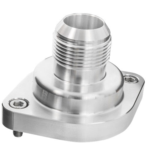Billet Specialties Water Neck - Straight - 16 AN Male - Hardware / O-Ring Included - Aluminum - Natural - GM LS-Series