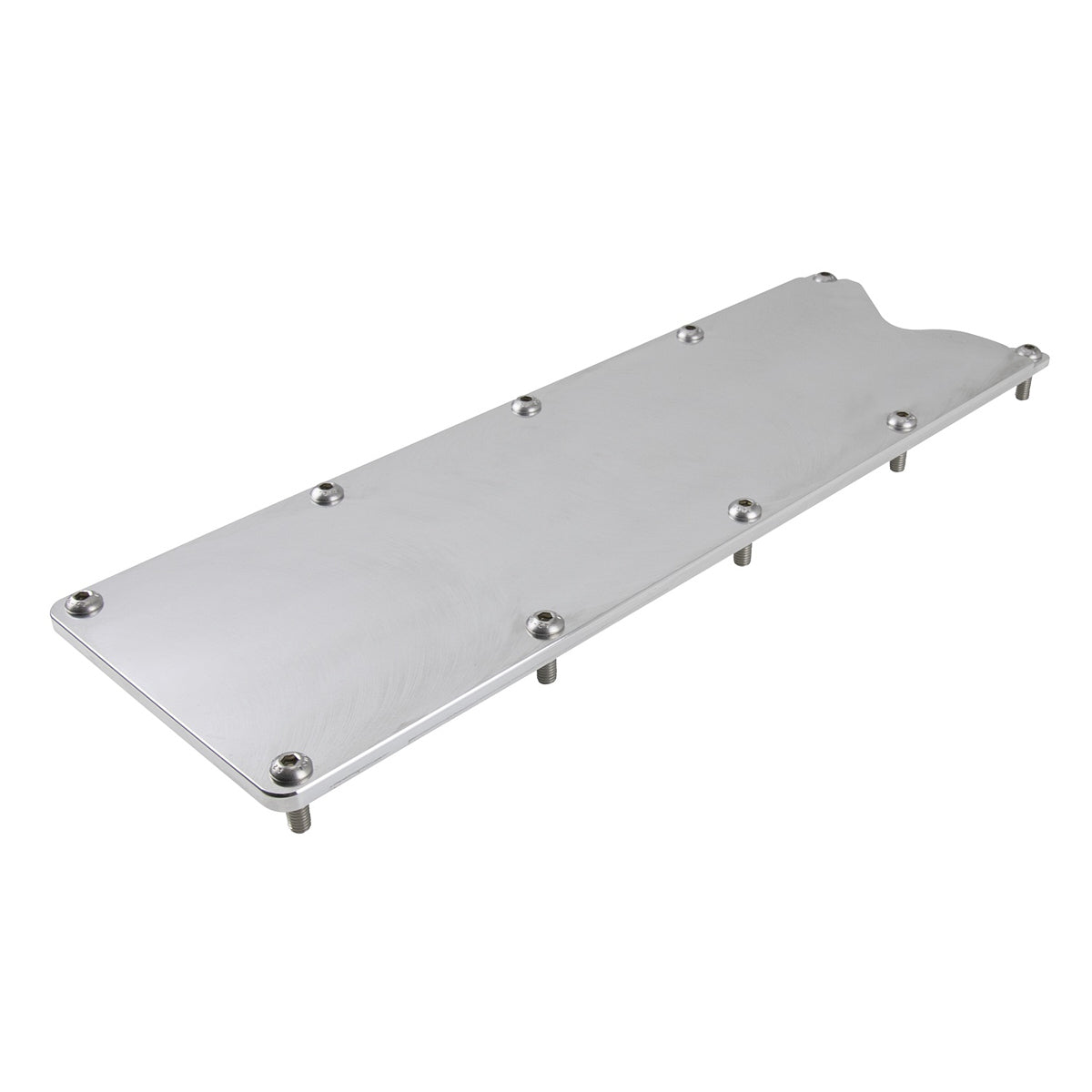 Billet Specialties Valley Cover - 0.25 in Thick - Stainless Hardware - Aluminum - Natural - GM LS-Series - Each