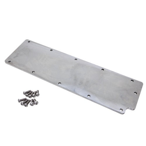 Billet Specialties Valley Cover - 0.25 in Thick - Stainless Hardware - Aluminum - Machined - GM LS-Series - Each