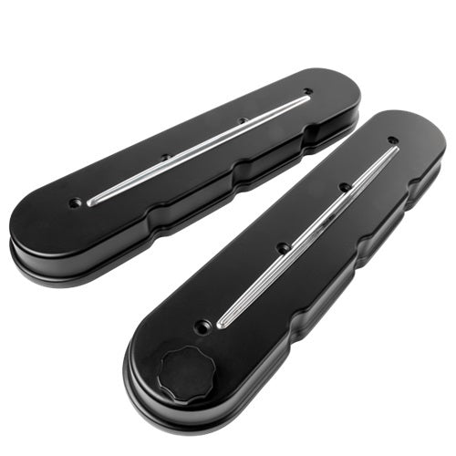 Billet Specialties Valve Cover - LS Streamline - Stock Height - Machined Groove - Gasket / Hardware / Screw-In Oil Cap