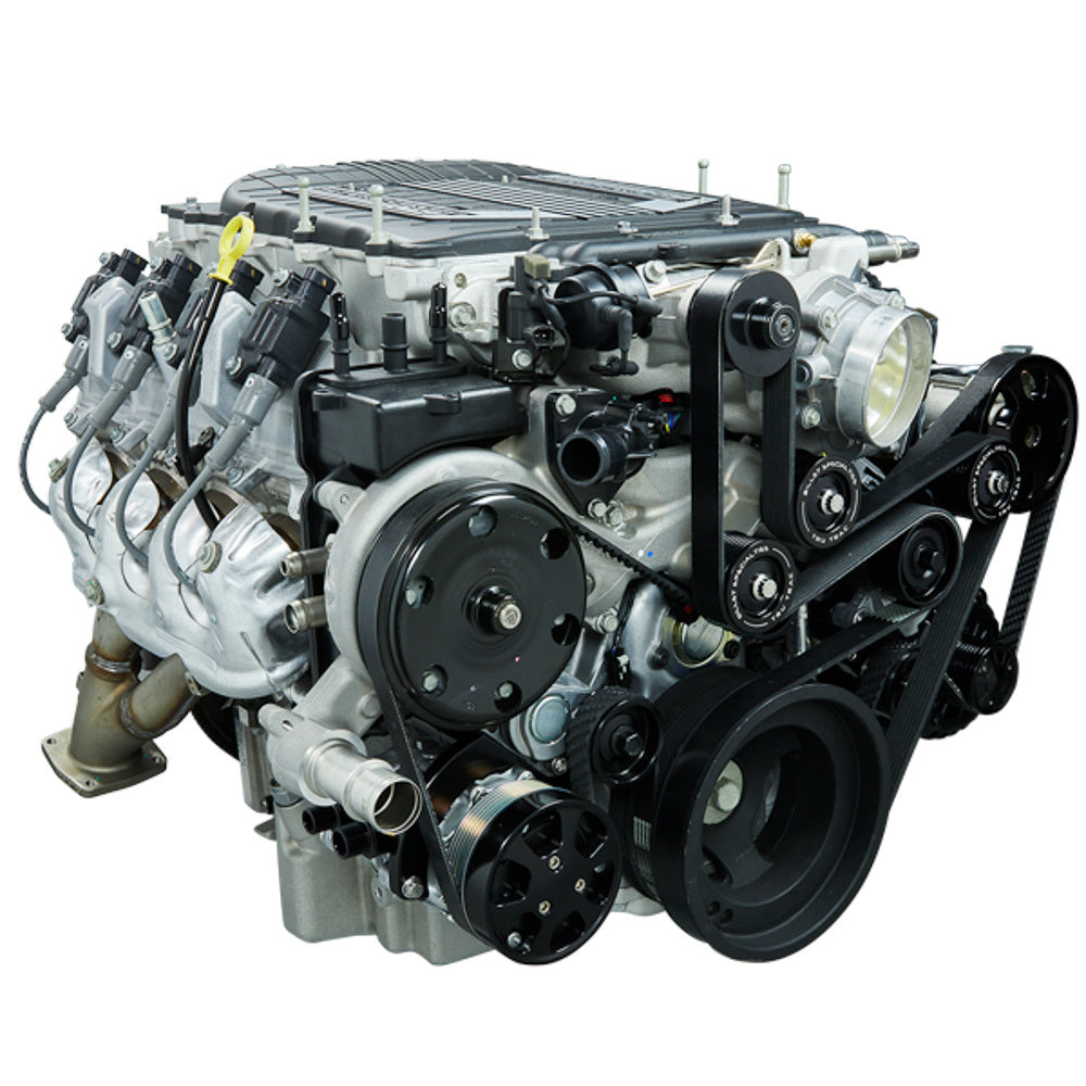Billet Specialties Pulley Kit - Tru-Trac - Tuff Stuff PS Pump / Powermaster Alternator / ARP Hardware / Sanden AC