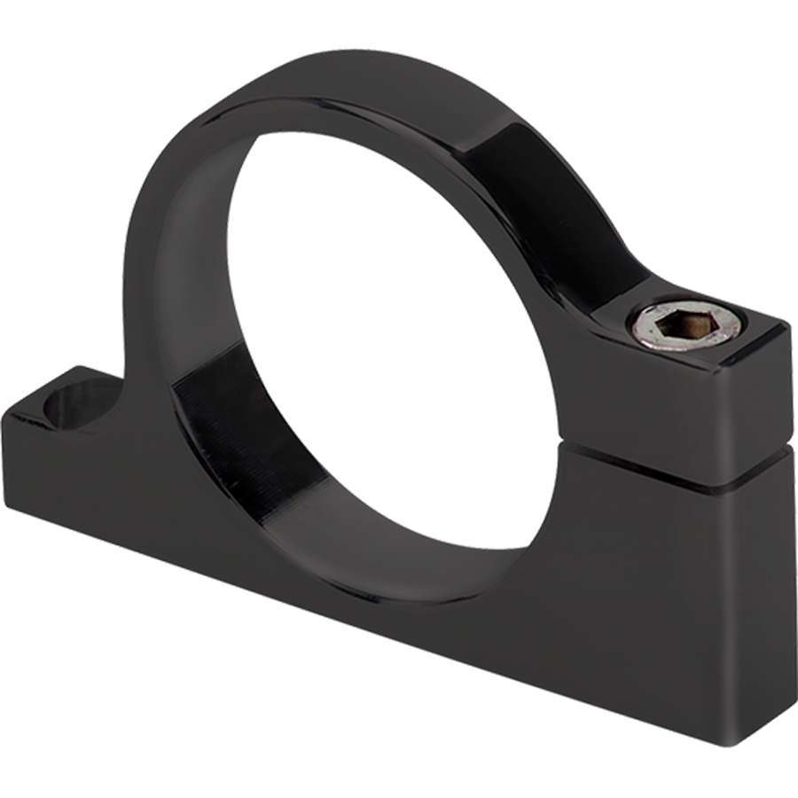Billet Specialties Fuel Filter Bracket - Stainless Hardware - Aluminum - Black Anodized - Billet Specialties Fuel