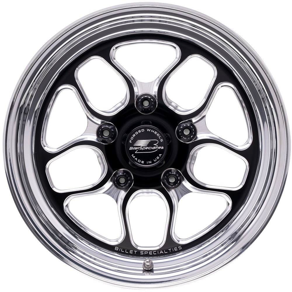 Billet Specialties Wheel - Win Lite - 15 x 3.5 in - 1.750 in Backspace - 5 x 4.75 in Bolt Pattern - Aluminum - Black