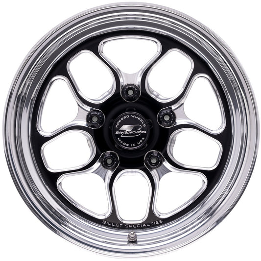 Billet Specialties Wheel - Win Lite - 15 x 4 in - 1.625 in Backspace - 5 x 4.75 in Bolt Pattern - Aluminum - Black