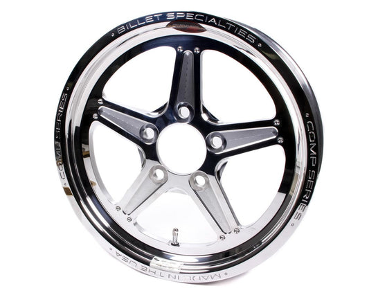 Billet Specialties Wheel - Comp 5 - 15 x 3.5 in - 1.750 in Backspace - 5 x 4.75 in Bolt Pattern - Aluminum - Polished