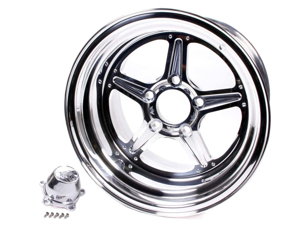 Billet Specialties Wheel - Street Lite - 15 x 14 in - 4.500 in Backspace - 5 x 4.75 in Bolt Pattern - Aluminum -