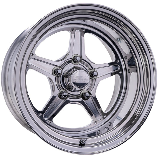 Billet Specialties Wheel - Street Lite - 15 x 12 in - 3.500 in Backspace - 5 x 4.50 in Bolt Pattern - Aluminum -