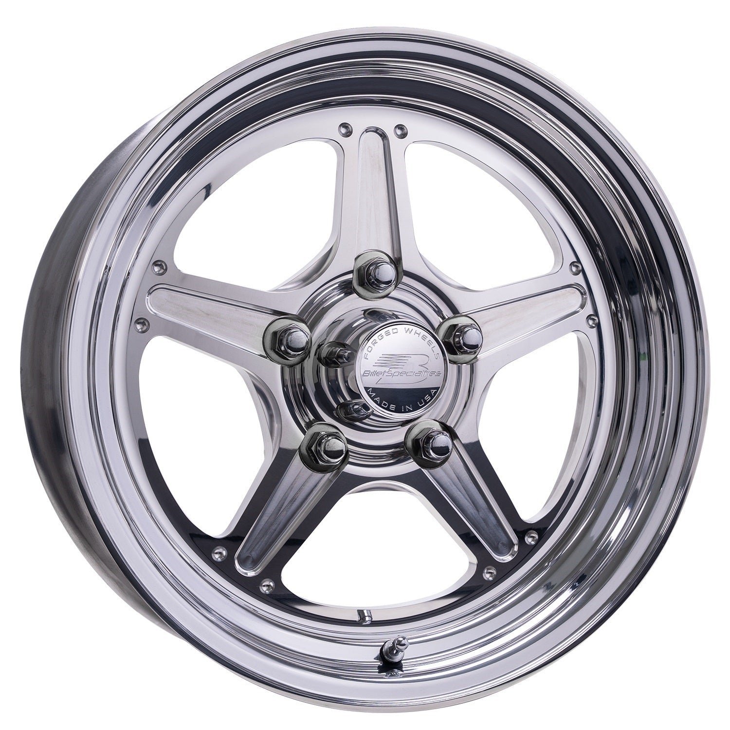 Billet Specialties Wheel - Street Lite - 15 x 3.5 in - 1.750 in Backspace - 5 x 4.50 in Bolt Pattern - Aluminum -