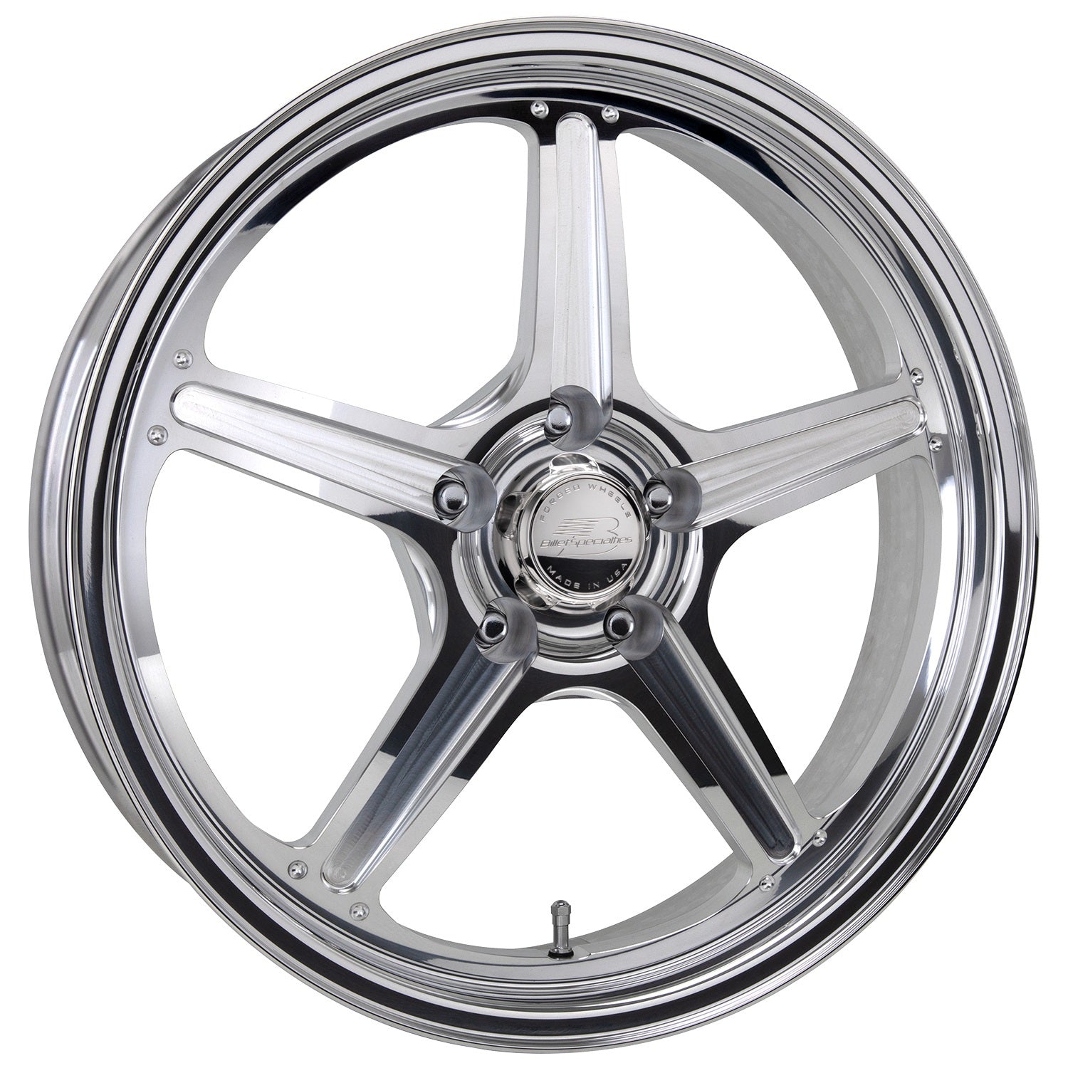 Billet Specialties Wheel - Street Lite - 17 x 4.5 in - 2.000 in Backspace - 5 x 4.75 in Bolt Pattern - Aluminum -