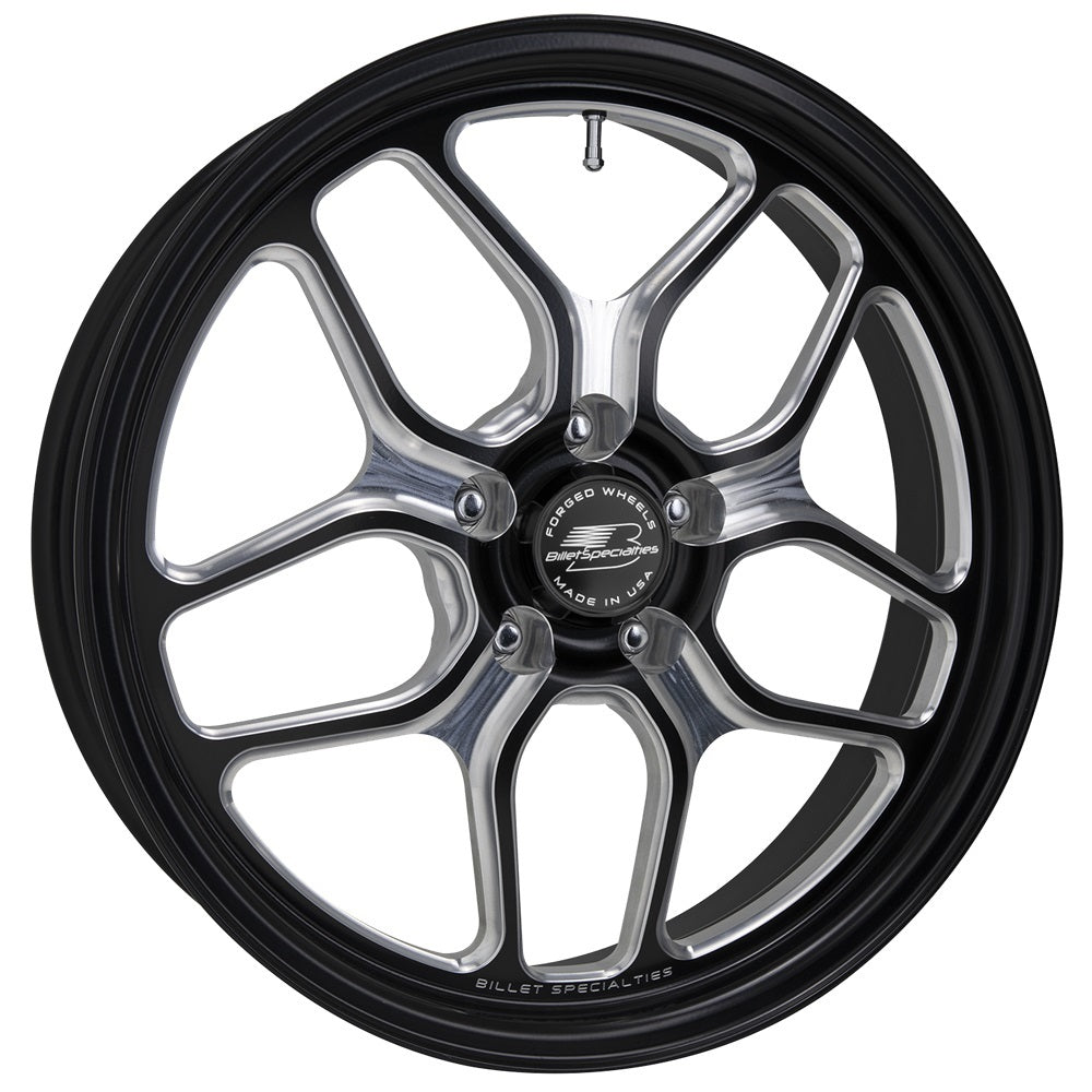 Billet Specialties Wheel - Win Lite - 18 x 5 in - 2.125 in Backspace - 5 x 115 mm Bolt Pattern - Aluminum - Black
