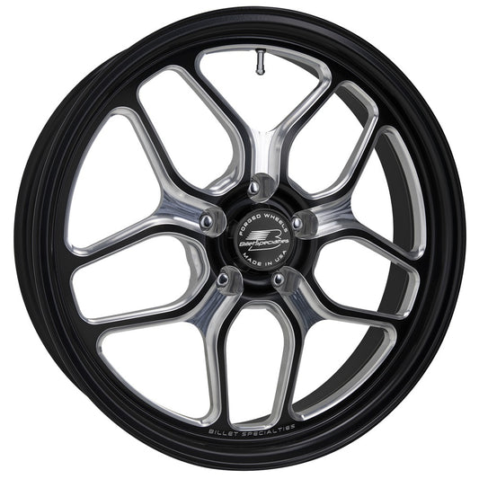 Billet Specialties Wheel - Win Lite - 18 x 5 in - 2.125 in Backspace - 5 x 115 mm Bolt Pattern - Aluminum - Black