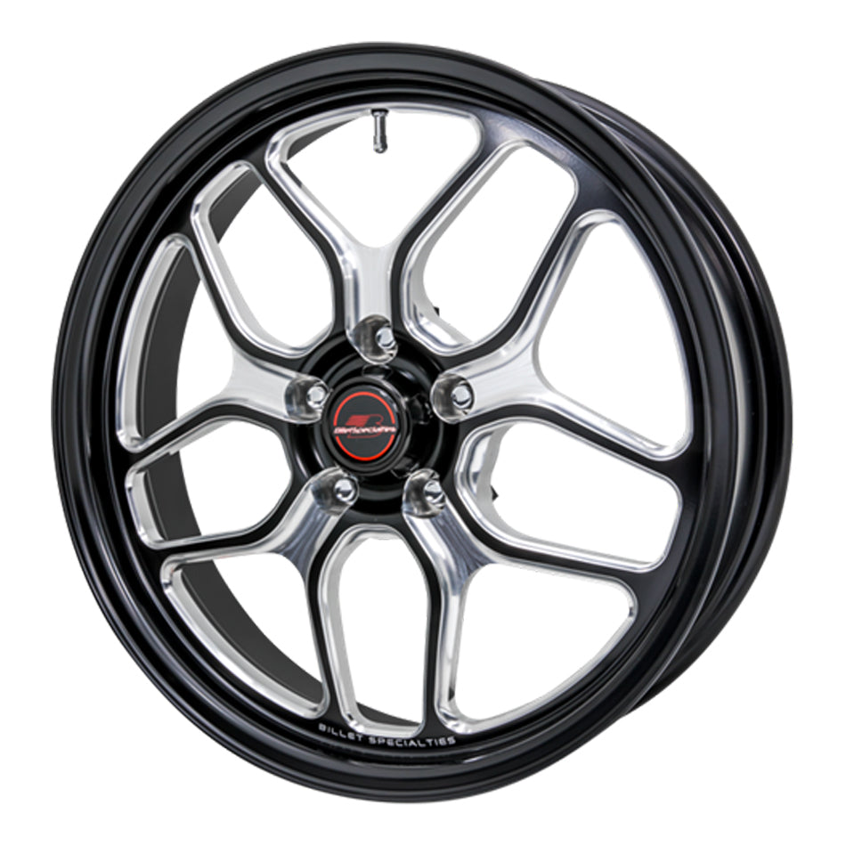 Billet Specialties Wheel - Win Lite - 18 x 5 in - 2.125 in Backspace - 5 x 115 mm Bolt Pattern - Aluminum - Black /