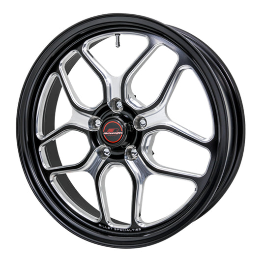 Billet Specialties Wheel - Win Lite - 18 x 5 in - 2.125 in Backspace - 5 x 115 mm Bolt Pattern - Aluminum - Black /