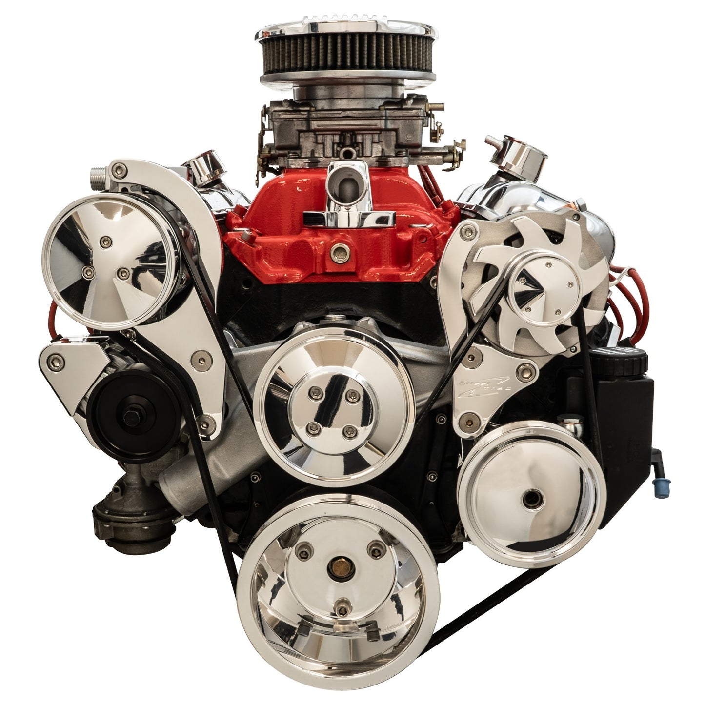 Billet Specialties Pulley Kit - Street Trac - Smooth - 6-Rib Serpentine - Aluminum - Polished - Big Block Chevy - Kit