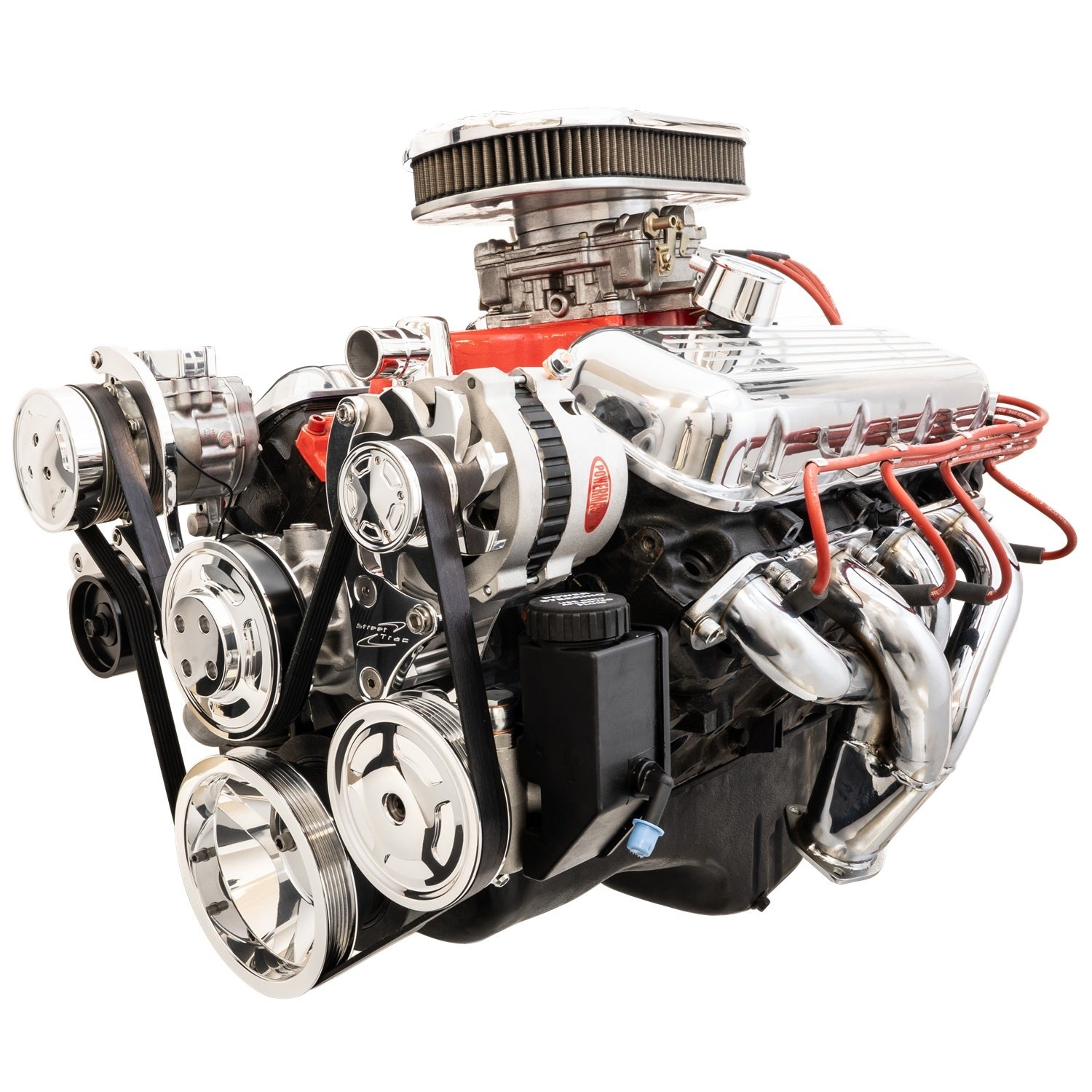 Billet Specialties Pulley Kit - Street Trac - Tec - 6-Rib Serpentine - Aluminum - Polished - Big Block Chevy - Kit