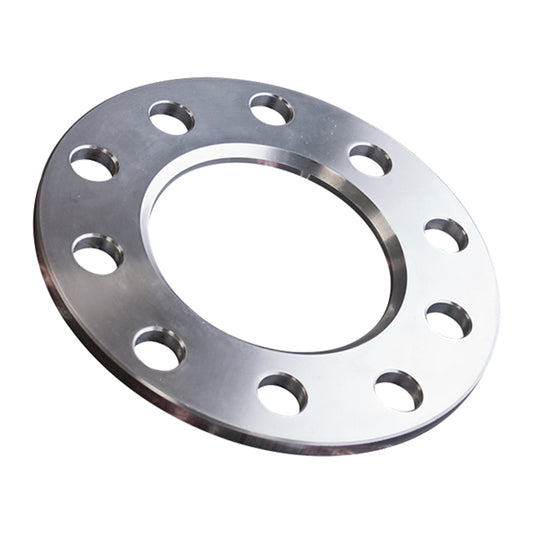 Billet Specialties Wheel Spacer - 5 x 4.50 / 4.75 in Bolt Pattern - 0.5 in Thick - Aluminum - Clear Anodized - Each