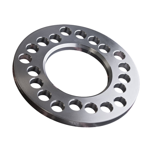 Billet Specialties Wheel Spacer - 5 x 4.25 / 4.50 / 4.75 / 5.00 in Bolt Pattern - 0.5 in Thick - Aluminum - Clear