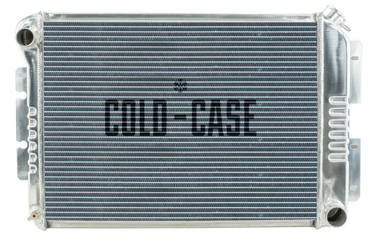 Cold Case Radiators Radiator - 31.25 in W x 18.5 in H x 3 in D - Driver Side Inlet - Passenger Side Outlet - Aluminum