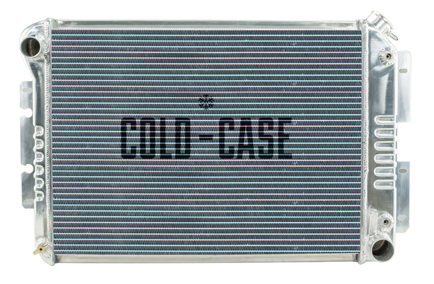 Cold Case Radiators Radiator - 31.25 in W x 18.5 in H x 3 in D - Driver Side Inlet - Passenger Side Outlet - Aluminum