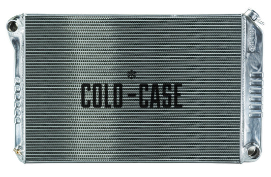 Cold Case Radiators Radiator - 32.5 in W x 19 in H x 3 in D - Driver Side Inlet - Passenger Side Outlet - Aluminum -