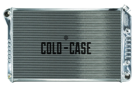 Cold Case Radiators Radiator - 32.5 in W x 19 in H x 3 in D - Driver Side Inlet - Passenger Side Outlet - Aluminum -