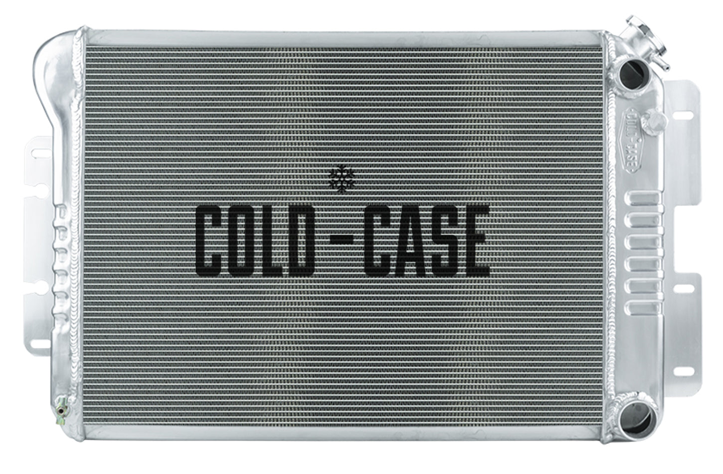 Cold Case Radiators Radiator - 30 in W x 19 in H x 3 in D - Passenger Side Inlet - Passenger Side Outlet - Aluminum -