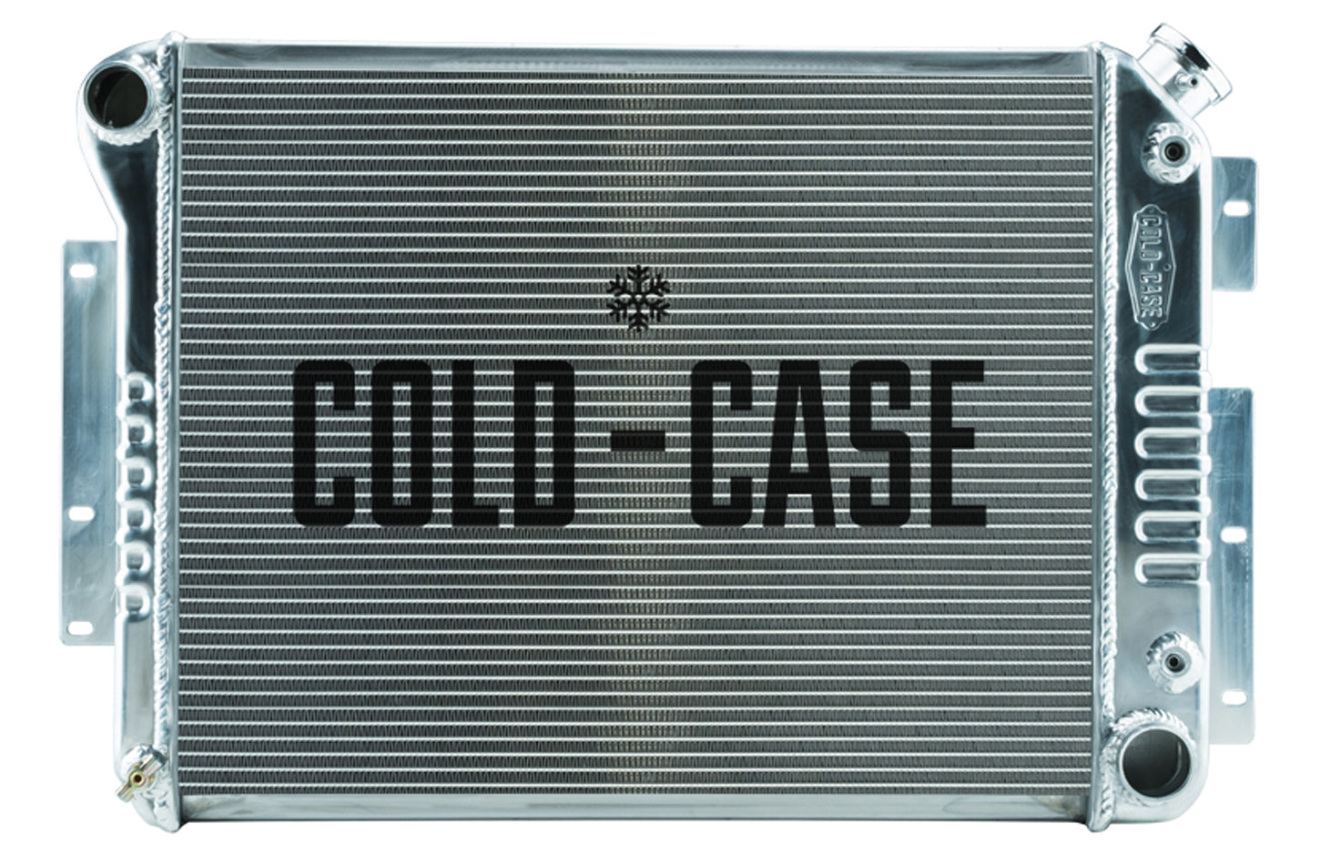 Cold Case Radiators Radiator - 28.8 in W x 18.5 in H x 3 in D - Driver Side Inlet - Passenger Side Outlet - Aluminum -