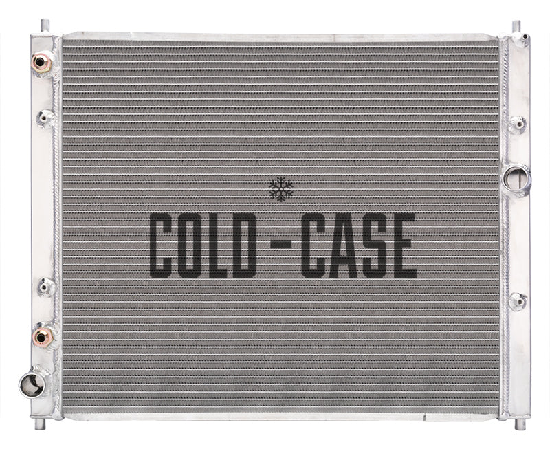 Cold Case Radiators Radiator - 27 in W x 21 in H x 2.55 in D - Passenger Side Inlet - Driver Side Outlet - Aluminum -