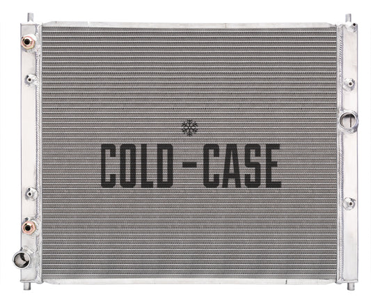 Cold Case Radiators Radiator - 27 in W x 21 in H x 2.55 in D - Passenger Side Inlet - Driver Side Outlet - Aluminum -