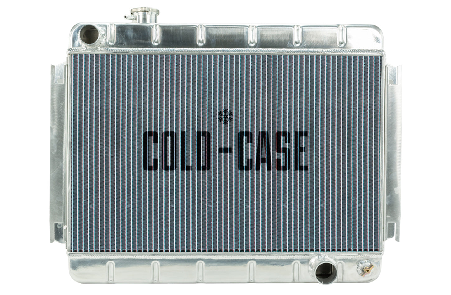 Cold Case Radiators Radiator - 27.75 in W x 20.5 in H x 3 in D - Driver Side Inlet - Passenger Side Outlet - Aluminum