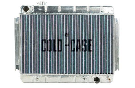 Cold Case Radiators Radiator - 27.75 in W x 20.5 in H x 3 in D - Driver Side Inlet - Passenger Side Outlet - Aluminum