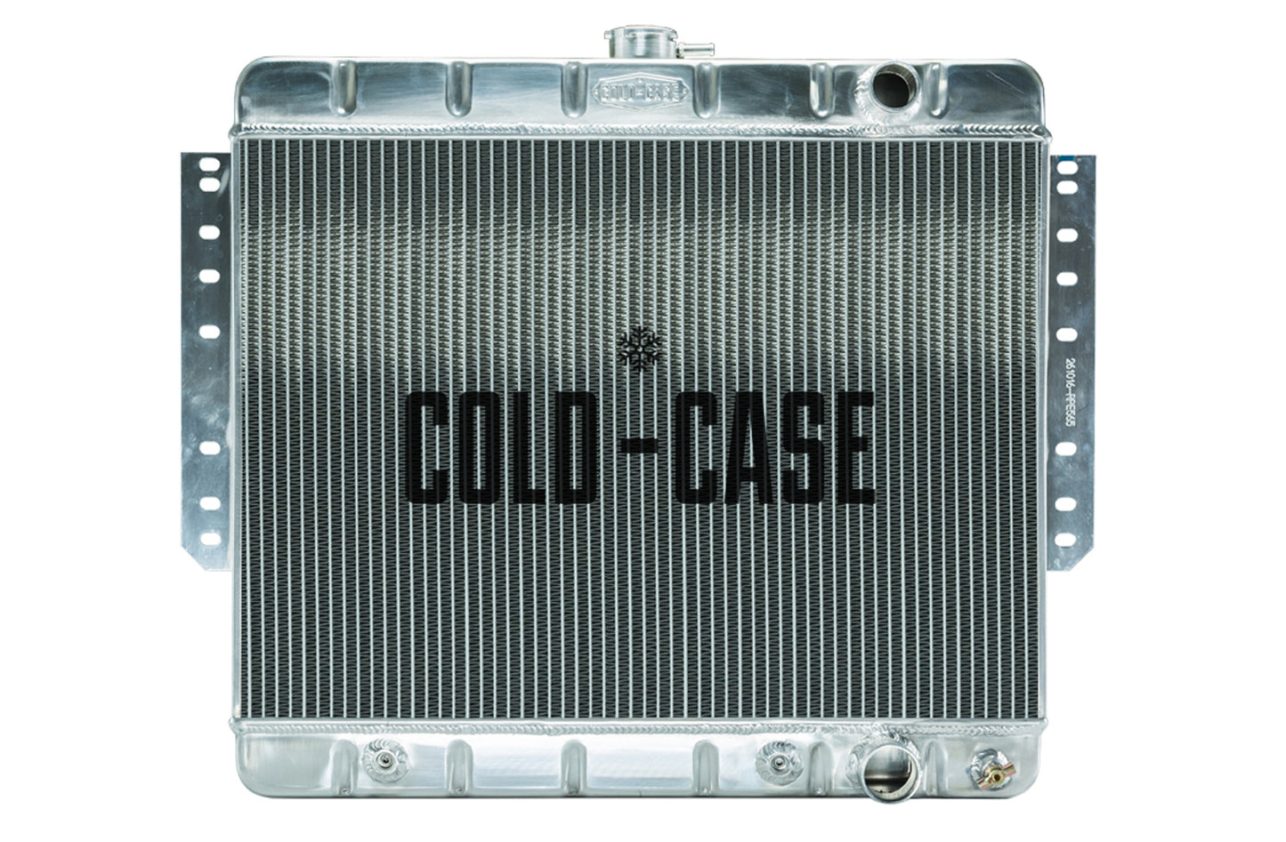 Cold Case Radiators Radiator - 28.75 in W x 23 in H x 3 in D - Passenger Side Inlet - Passenger Side Outlet - Aluminum