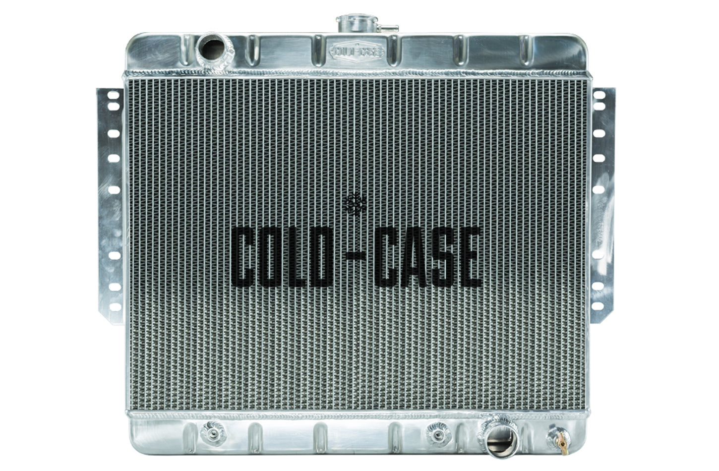 Cold Case Radiators Radiator - 28.75 in W x 23.5 in H x 3 in D - Driver Side Inlet - Passenger Side Outlet - Aluminum