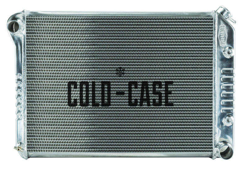 Cold Case Radiators Radiator - 28.35 in W x 19 in H x 3 in D - Driver Side Inlet - Passenger Side Outlet - Aluminum -