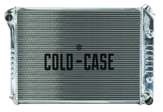Cold Case Radiators Radiator - 28.35 in W x 19 in H x 3 in D - Driver Side Inlet - Passenger Side Outlet - Aluminum -