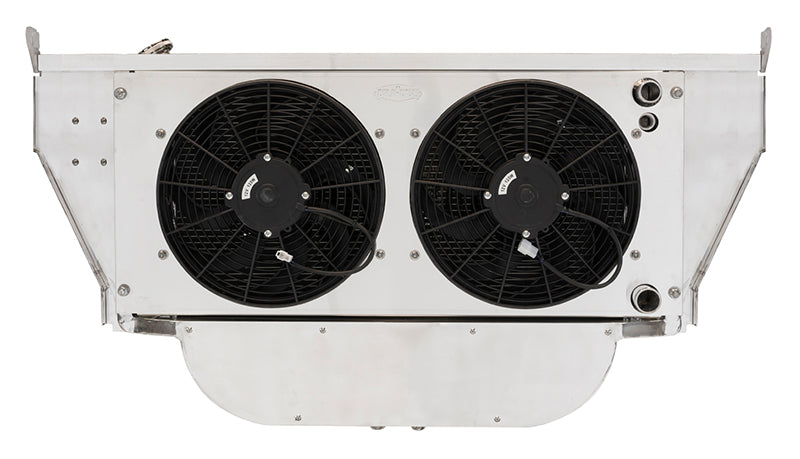 Cold Case Radiators Radiator and Fan - 44.25 in W x 23.5 in H x 6.75 in D - Dual Fans - Passenger Side Inlet -