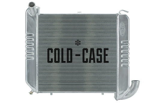 Cold Case Radiators Radiator - 24.5 in W x 18 in H x 3 in D - Driver Side Inlet - Passenger Side Outlet - Aluminum -