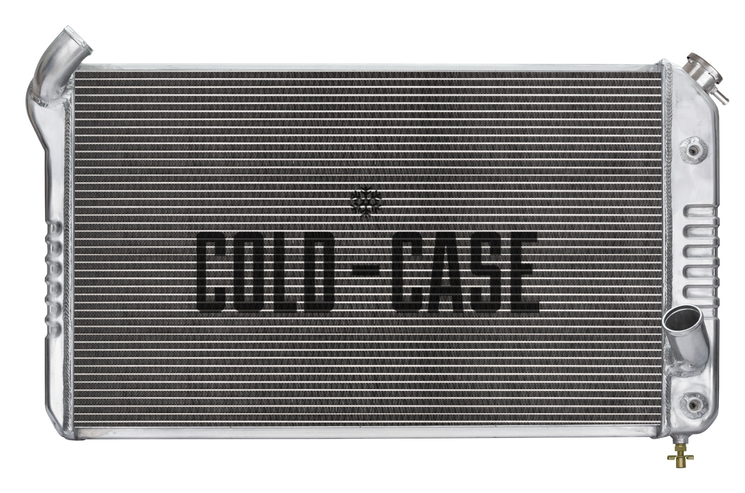Cold Case Radiators Radiator - 31.75 in W x 19.5 in H x 3 in D - Driver Side Inlet - Passenger Side Outlet - Aluminum