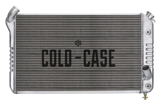 Cold Case Radiators Radiator - 31.75 in W x 19.5 in H x 3 in D - Driver Side Inlet - Passenger Side Outlet - Aluminum