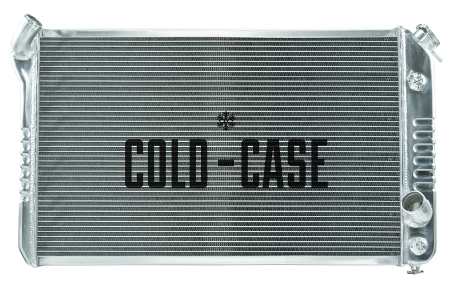 Cold Case Radiators Radiator - 33.7 in W x 19 in H x 3 in D - Driver Side Inlet - Passenger Side Outlet - Aluminum -