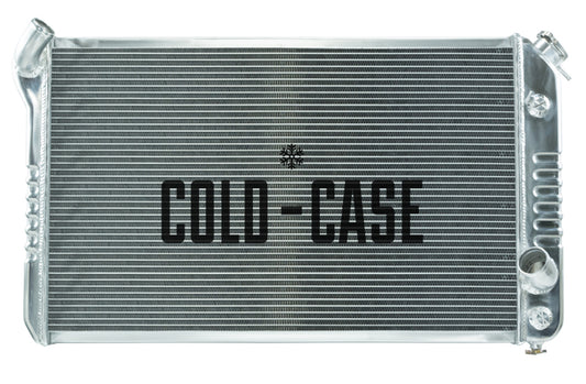 Cold Case Radiators Radiator - 33.7 in W x 19 in H x 3 in D - Driver Side Inlet - Passenger Side Outlet - Aluminum -