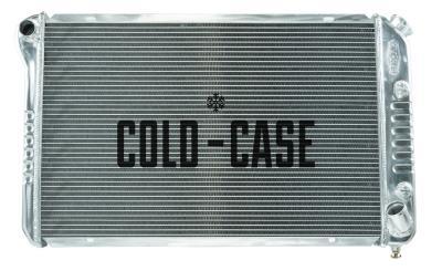 Cold Case Radiators Radiator - 32 in W x 18.5 in H x 3 in D - Driver Side Inlet - Passenger Side Outlet - Aluminum -
