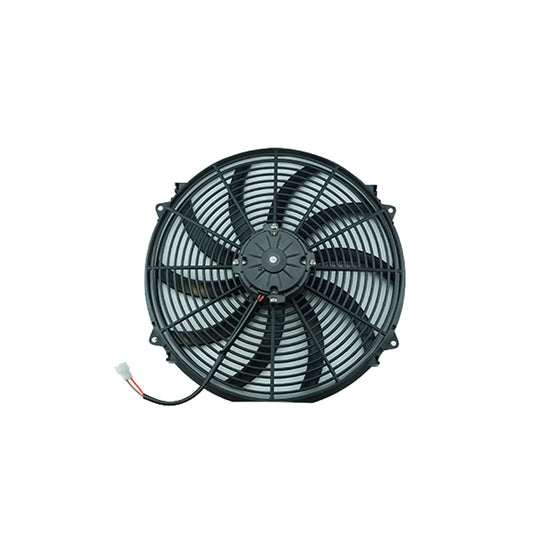 Cold Case Radiators Electric Cooling Fan - 12 in Fan - Push / Pull - 1400 CFM - 12V - Curve Blade - 14 x 13 in - 3 in