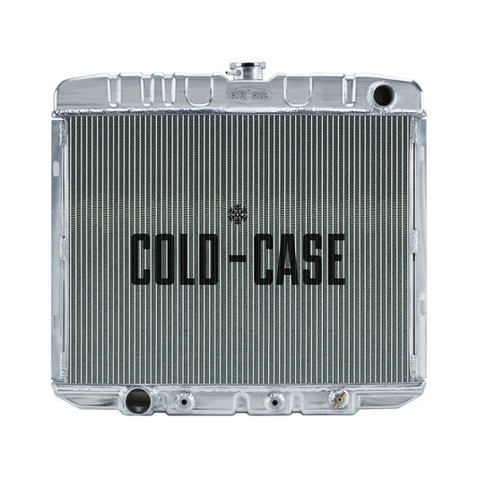 Cold Case Radiators Radiator - 25.5 in W x 21.5 in H x 3 in D - Passenger Side Inlet - Driver Side Outlet - Aluminum -